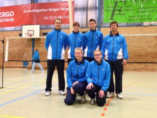 121209 BSV3 Einheit Greifswald Badminton-Mannschaft